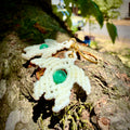 Emerald Shell Earrings